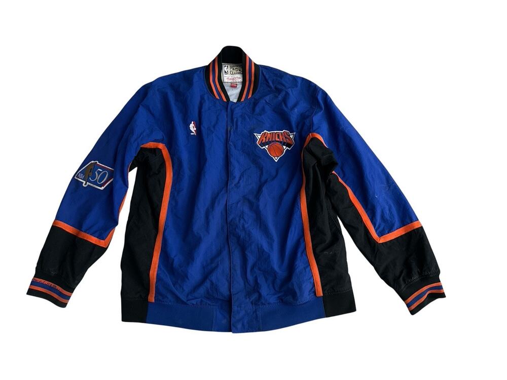 Mitchell & Ness New York Knicks Hardwood Classics Warm Up Jacket Size 2XL